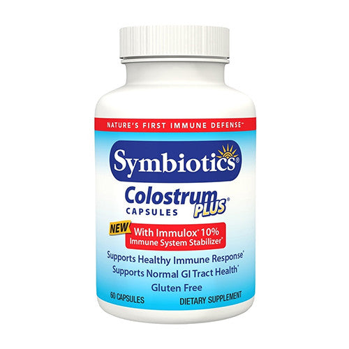 Symbiotics Colostrum Plus Capsules, Dietary Supplement, 60 Ea